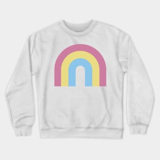 Pansexual Flag Rainbow Design Crewneck Sweatshirt